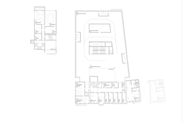 Anerkennung: B�r, Stadelmann, St�cker Architekten und Stadtplaner (N�rnberg); Grundriss 1. OG