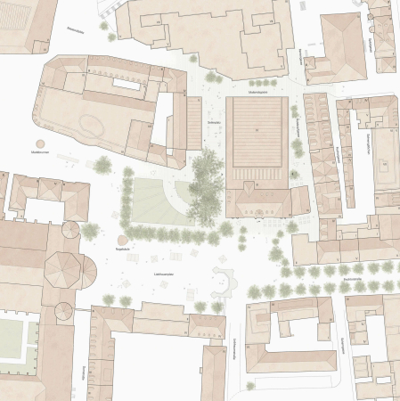 2. Preis: Riehle Koeth (Stuttgart); Lageplan