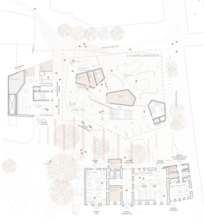 1. Preis: h4a Gessert + Randecker Architekten (Stuttgart); Grundriss EG