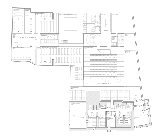 3. Preis: wulf architekten (Stuttgart); Grundriss UG