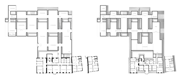 Anerkennung: Burger Rudacs Architekten (M�nchen); Grundriss 2. OG und 3. OG