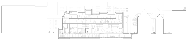 3. Preis: wulf architekten (Stuttgart); Schnitt
