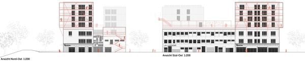 2. Rang: feld72 architekten ZT mit Werkraum Ingenieure ZT, Transsolar Energietechnik, materialnomaden, mhd Brandschutz Architekten Mller Hberlen; Ansichten