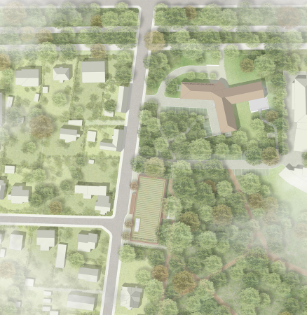 2. Preis: Nieto Sobejano Architectos (Berlin) mit La.BAR Landschaftsarchitekten (Berlin), Lageplan