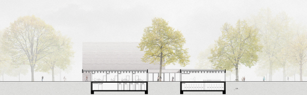 1. Preis: Riehle Koeth (Stuttgart) mit Kraft.Raum (D�sseldorf), Schnitt