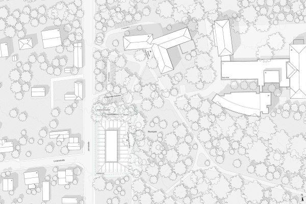3. Preis: AFF Architekten (Berlin) mit Landschafts.Architektur Birgit Hammer (Berlin), Lageplan