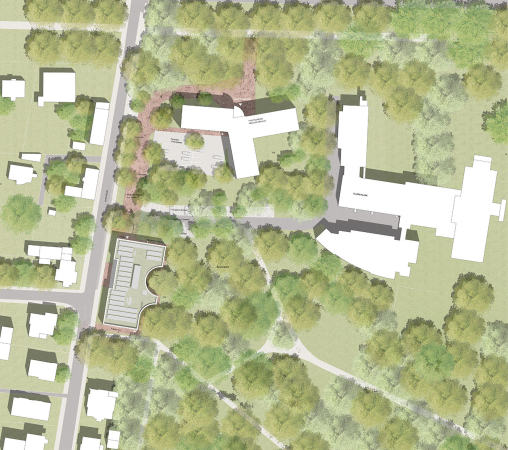 Anerkennung: Max Dudler (Berlin) mit boye und bode (Berlin), Lageplan