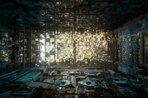 Shortlist Kategorie Digital: Interpolating Arts, Space and Display in the Age of AI von Tom Chan