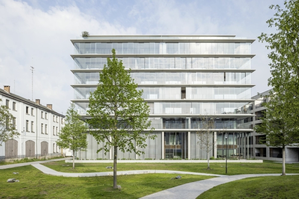 Wohnblock von Atelier Kempe Thill in Hasselt