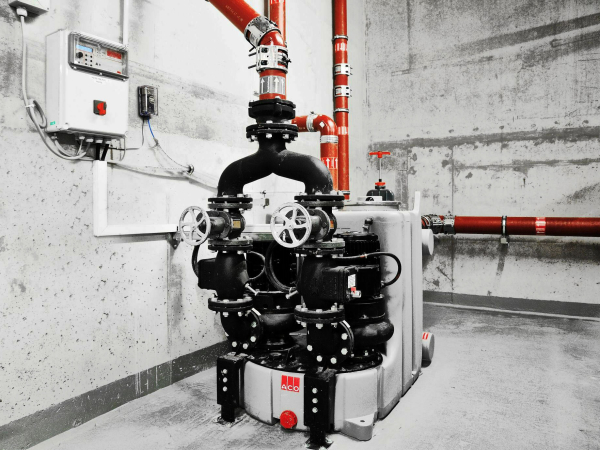 Anders sehen Entwsserungsinfrastrukturen aus, wie diese Abwasserhebeanlage.