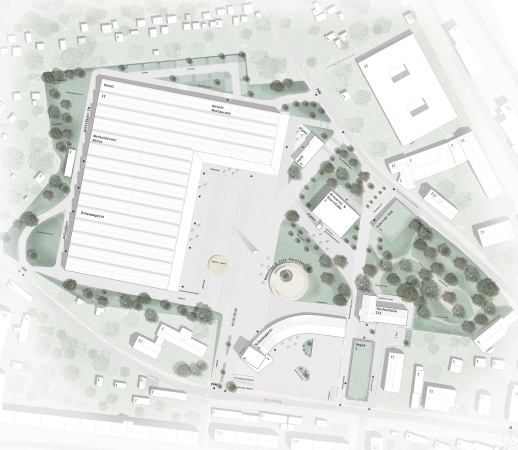 Ein Preis (Ideenteil): Gssler Kinz Kerber Schippmann Architekten (Hamburg) mit Munder und Erzepky (Hamburg)