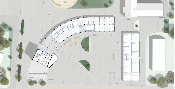 Ein Preis (Ideenteil): Gssler Kinz Kerber Schippmann Architekten (Hamburg) mit Munder und Erzepky (Hamburg)