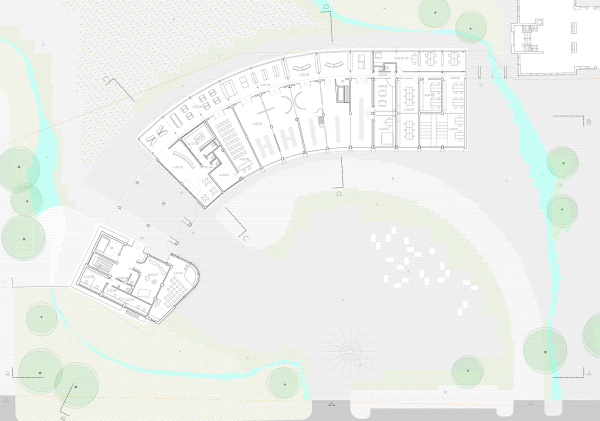 2. Preis: Delvendahl Martin Architects (London) mit Burkhard Sandler Landschaftsarchitekten (Hohentengen)