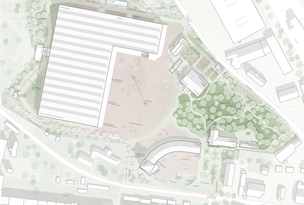 3. Preis (und ein Preis Ideenteil): Arge Kollektiv B & Sero Architekten (Leipzig) mit studio erde � office for anthropocene landscapes (Berlin)