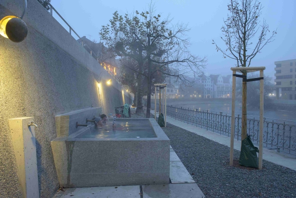 Two Hot Springs in Baden/Ennetbaden von Bagni Popolari association (Daniela Dreizler, Marc Angst, Christoph Lber and Rolf Meier)