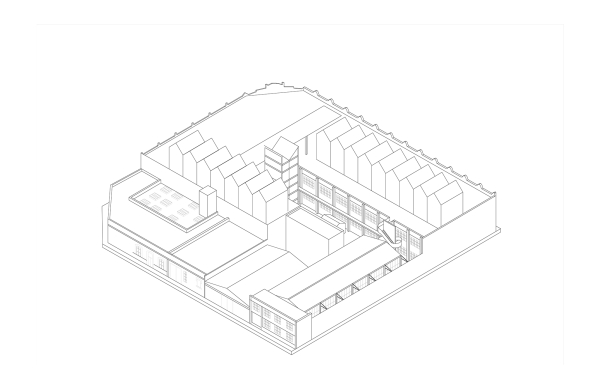 Umbau in Mexiko-Stadt von Productora