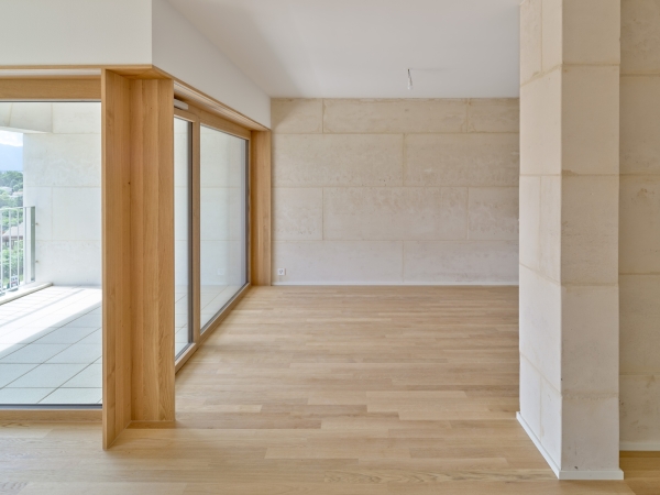 Wohnungsbau bei Genf von Atelier Archiplein und Perraudin Architectes