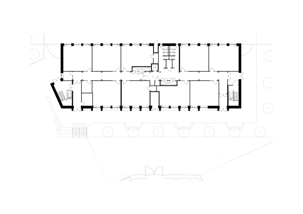 Grundriss Unterrichtsgeb�ude