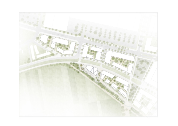 2. Preis: Yonder � Architektur und Design (Stuttgart) mit PEYKER landschaftsarchitektur (Sch�naich); Lageplan