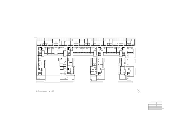 Grundriss 8. Obergeschoss