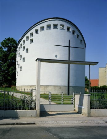 Heinz Tesar: Evangelische Kirche Klosterneuburg, Klosterneuburg, 19931995; Architekturzentrum Wien, Sammlung, Foto: Margherita Spiluttini