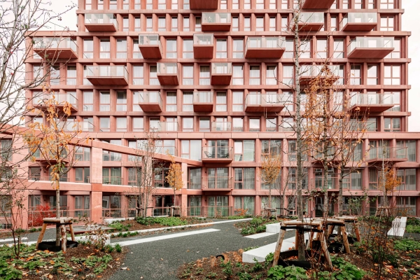 Wohnhochhaus in Almere von Studioninedots