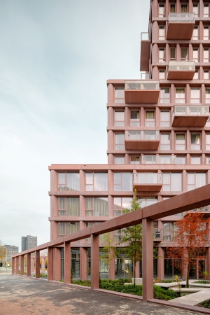 Wohnhochhaus in Almere von Studioninedots