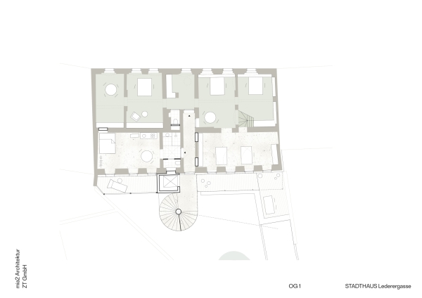 Grundriss 1. Obergeschoss