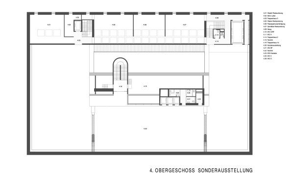 Grundriss 4. Obergeschoss
