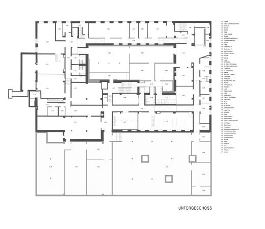 Grundriss Untergeschoss