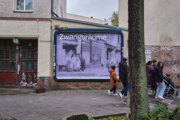 Plakat in der Reinickendorfer Straße