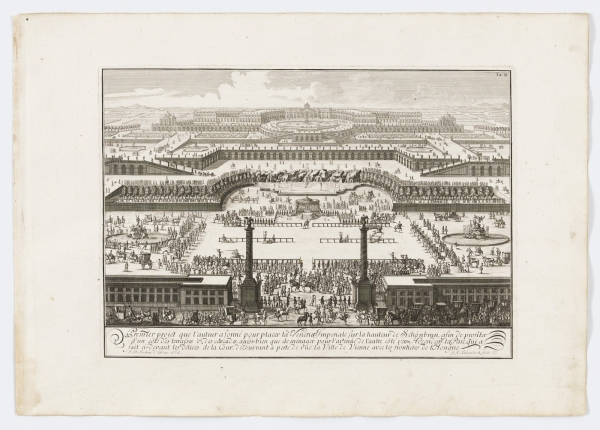 Erstes Projekt fr Schnbrunn um 1688, Kupferstich