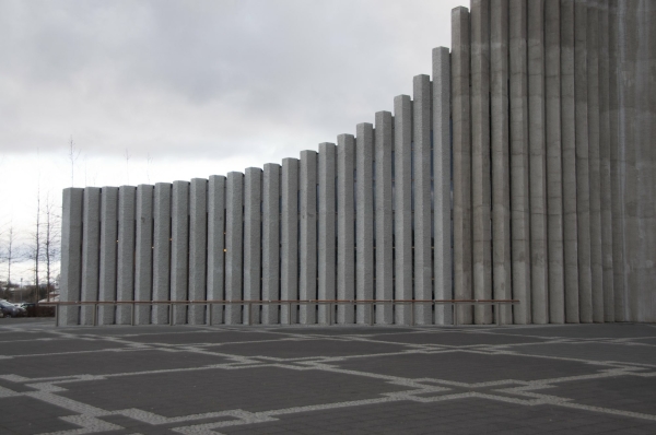 Die Hallgrímskirkja, evangelisch-lutherische Pfarrkirche in Rykjavik von Guðjón Samúelsson