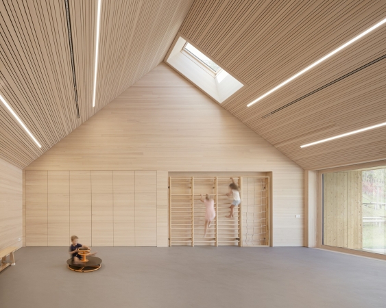 Kindergarten von Bernardo Bader Architekten in Vorarlberg