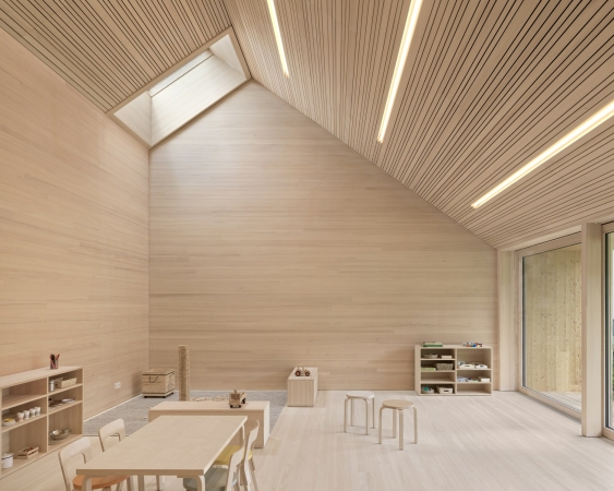 Kindergarten von Bernardo Bader Architekten in Vorarlberg