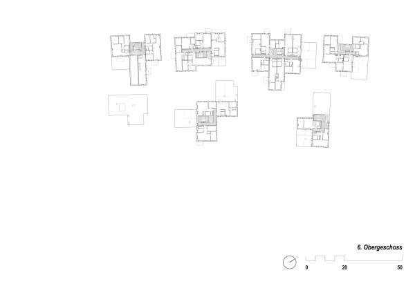 Grundriss 6. Obergeschoss