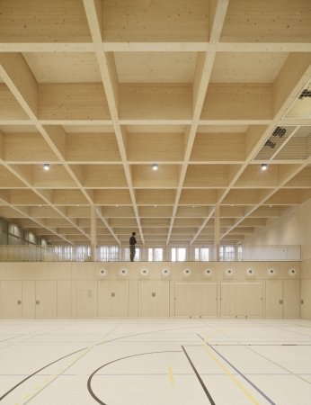 Mehrzweckhalle von Steimle Architekten in Radolfzell am Bodensee