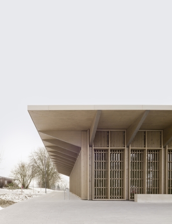 Mehrzweckhalle von Steimle Architekten in Radolfzell am Bodensee