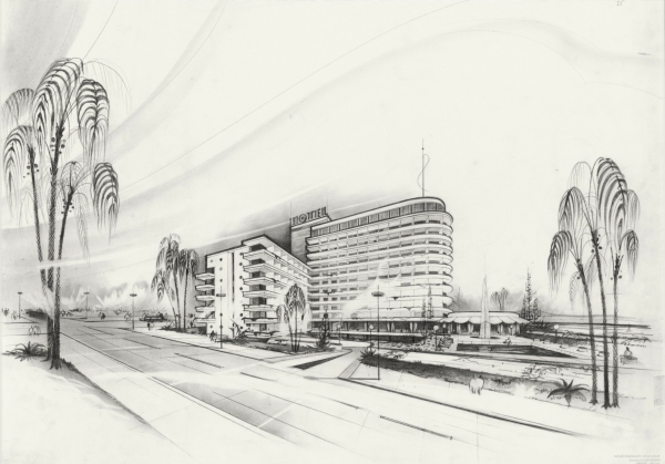 Hotel CCC in Torremolinos (Spanien), 1970 (nicht ausgeführt)