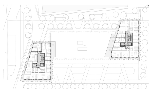 Grundriss 9. Obergeschoss