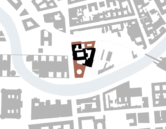 2. Preis: Dietrich Untertrifaller Architekten (M�nchen); Schwarzplan