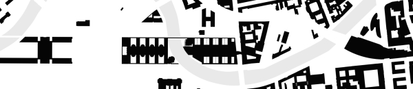 3. Preis: Behnisch Architekten (Stuttgart); Schwarzplan