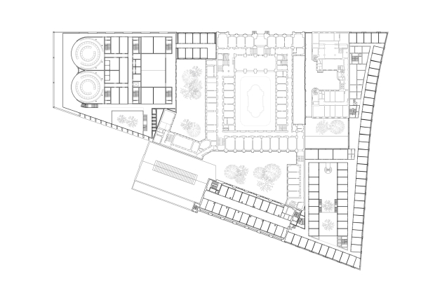 1. Preis: Team Atelier Kempe Thill Th�rner Kaczmarek (D�sseldorf); Grundriss 1. Obergeschoss
