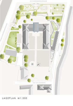 2. Preis: Brünjes Architekten (Saarbrücken); Lageplan