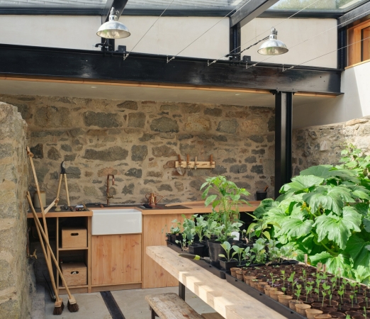 Transformation eines Bauernhofs von Moxon Architects