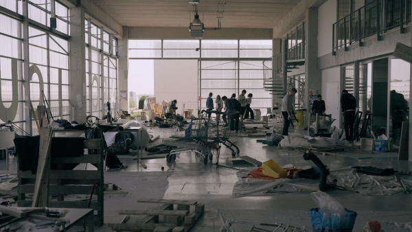 Nantes School of Architecture in Nantes von Lacaton & Vassal, Filmstill (Kamera: Tapio Snellman)