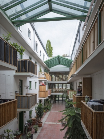 Wohnhausanlage Gerasdorfer Strae in Wien heute