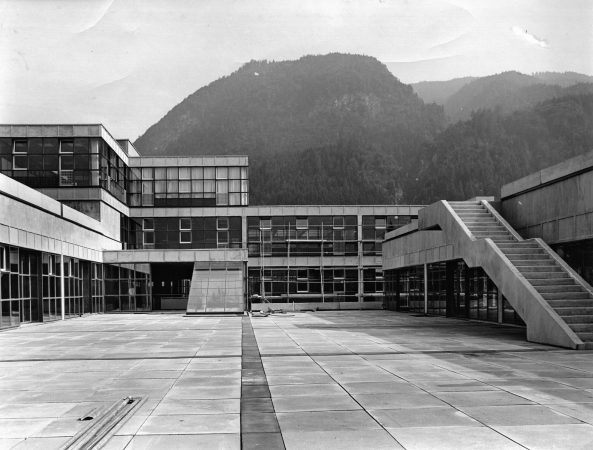 Modellschule Bundesschulzentrum in Wrgl, historische Aufnahme