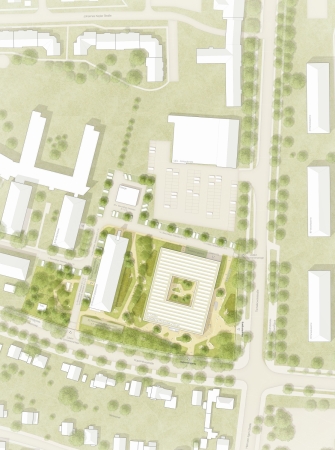 2. Preis: Code Unique (Dresden); Lageplan