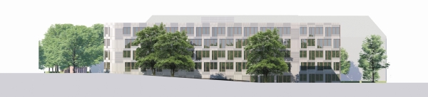 1. Preis: lonwohlhage (Berlin); Ansicht Ost